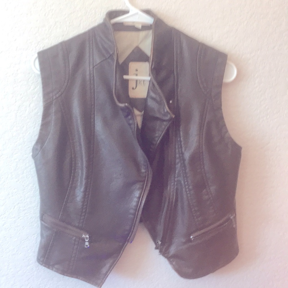 Vegan Leather Vest